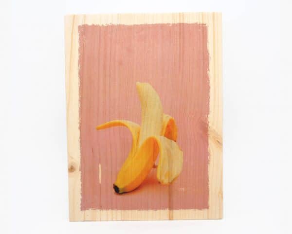 Photo sur bois - Banane